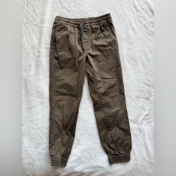 Volcom Boys Brown Joggers - Picture 1 of 5